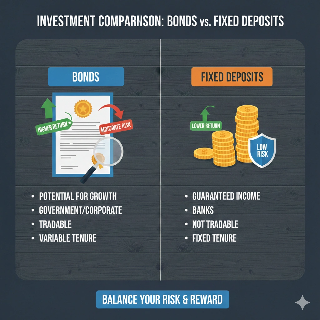 bonds vs fixed deposit