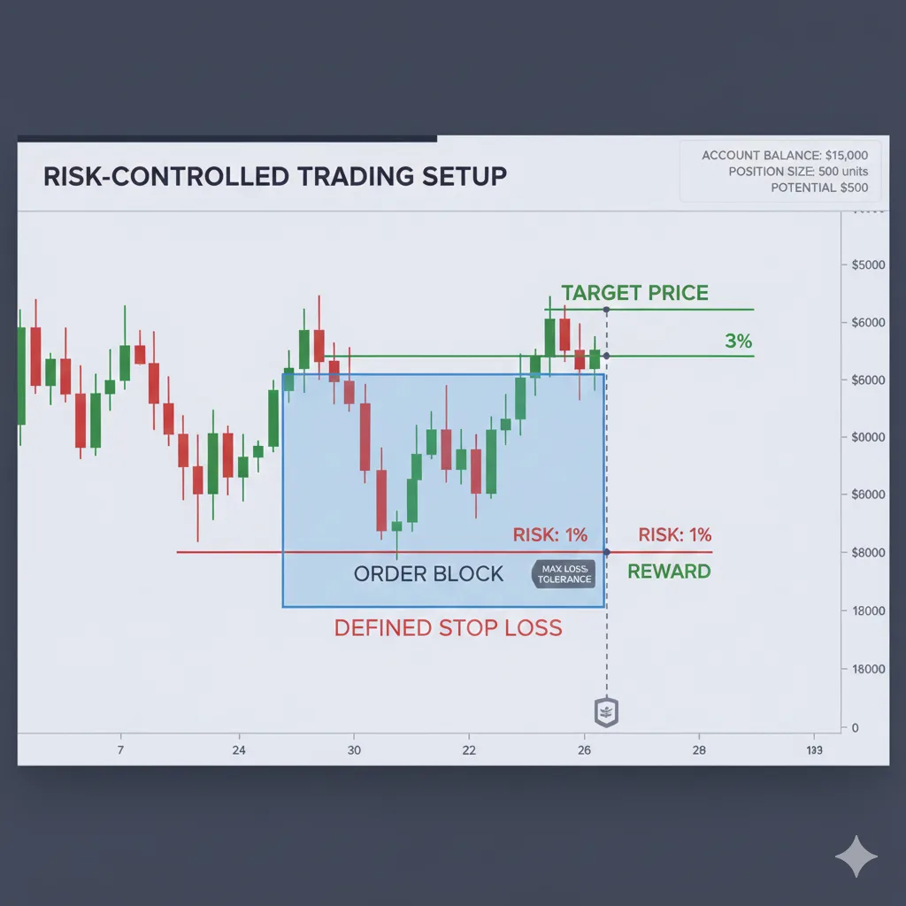 risk management with order block trading