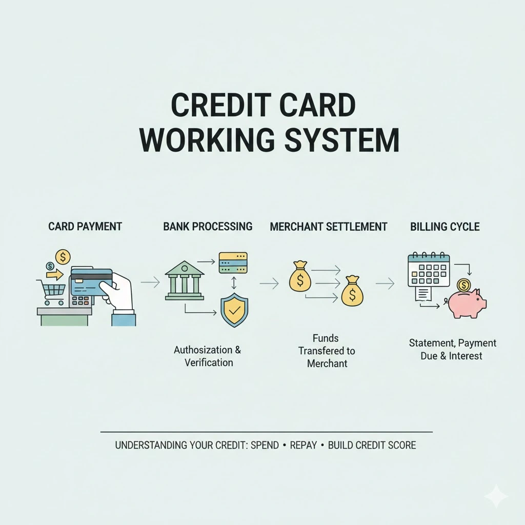 credit card working system explained