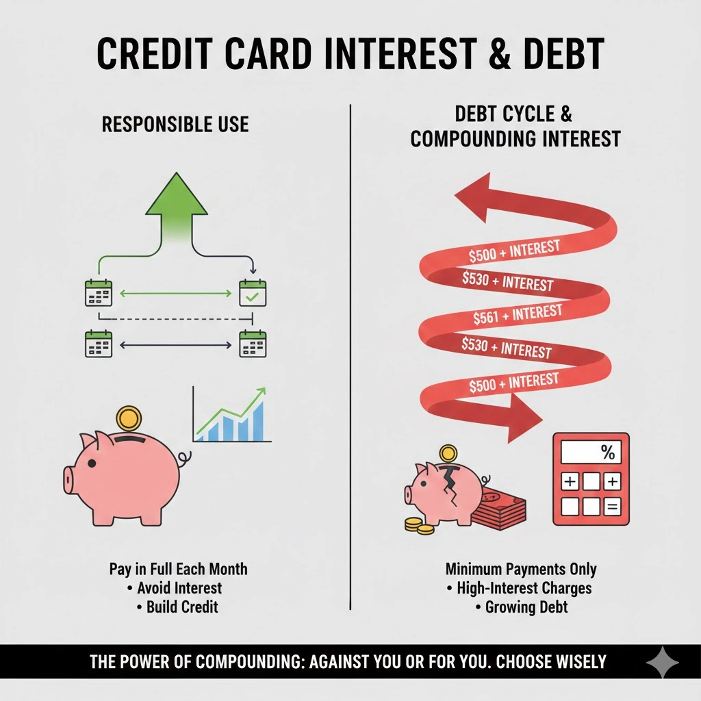 credit card interest explained.