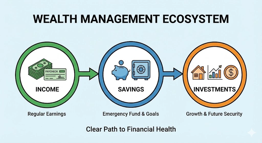 manage wealth meaning explained